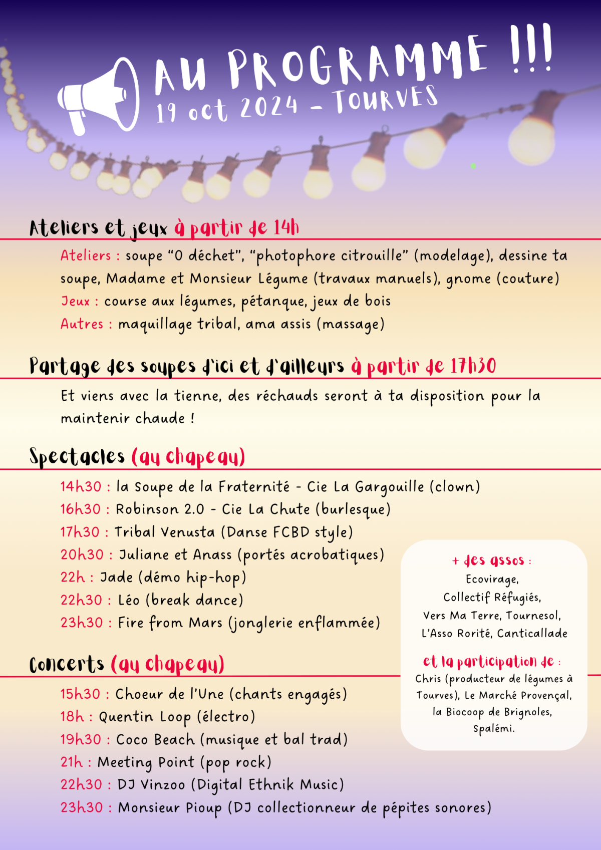 La Faites de la soupe 2024 à Tourves !!