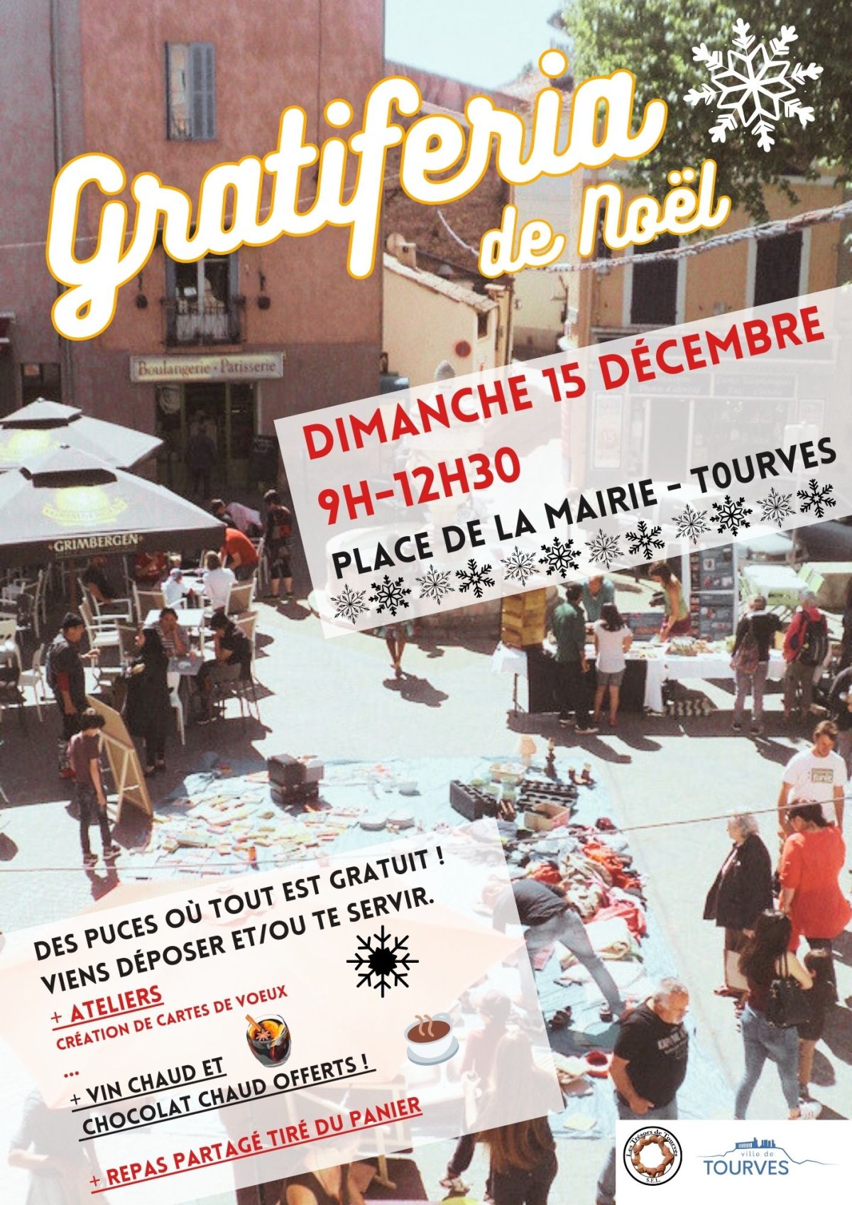Gratiféria dimanche 15 décembre 9h-12h30 Place de la mairie