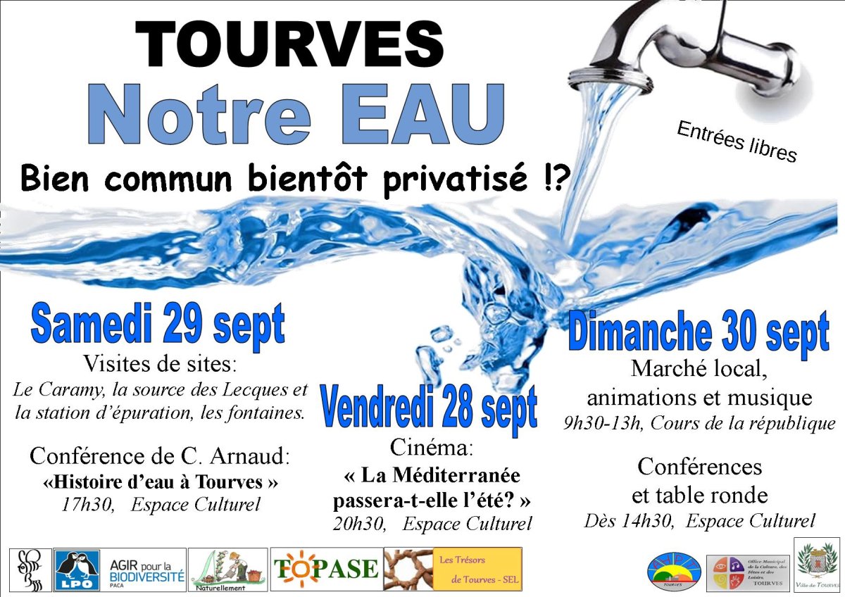 Notre Eau ; bien commun bientôt privatisé !?! 